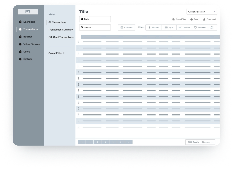 Wireframe library