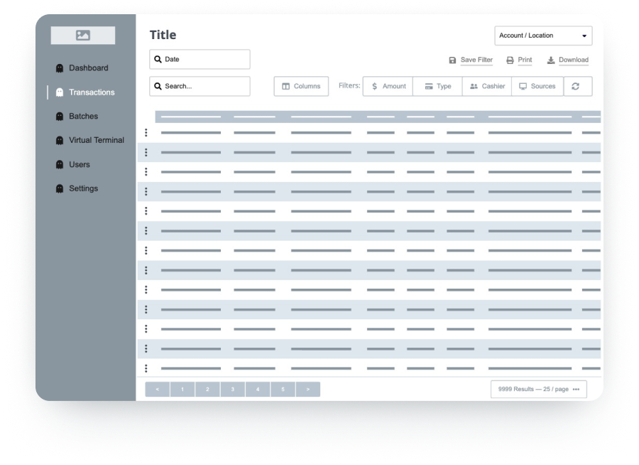 Wireframe library