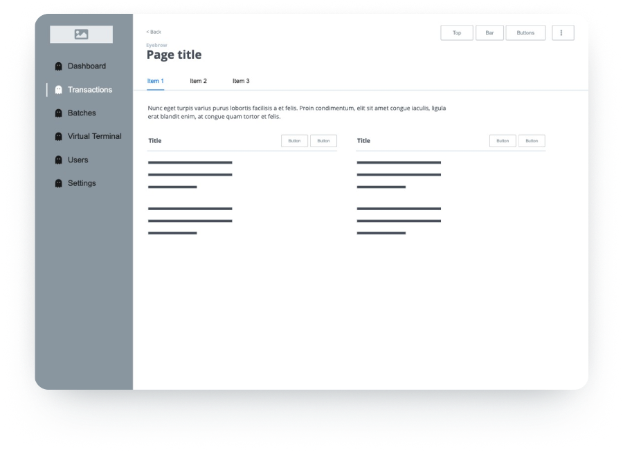 Wireframe library