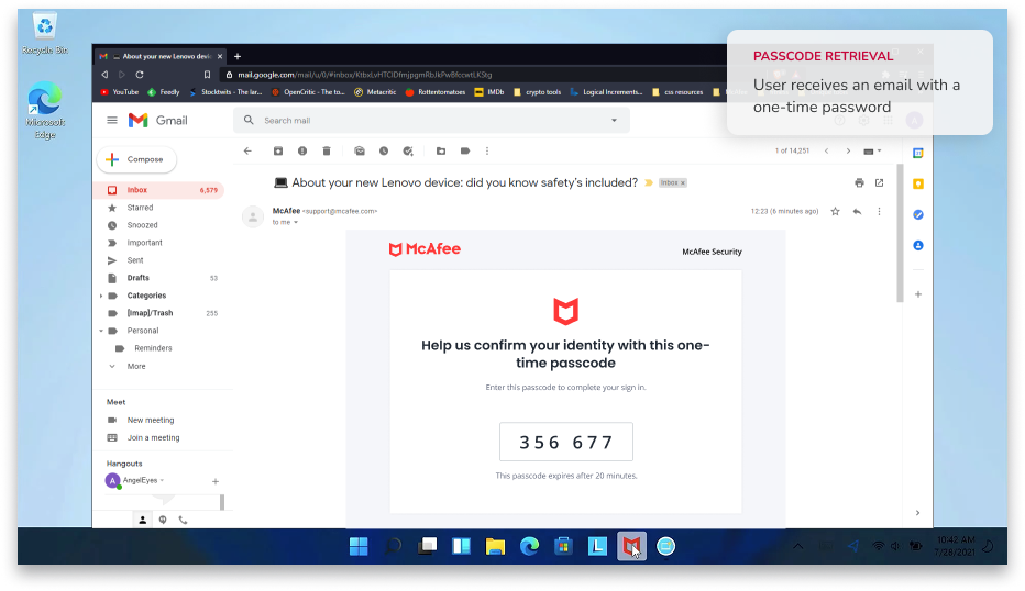 Password retrieval